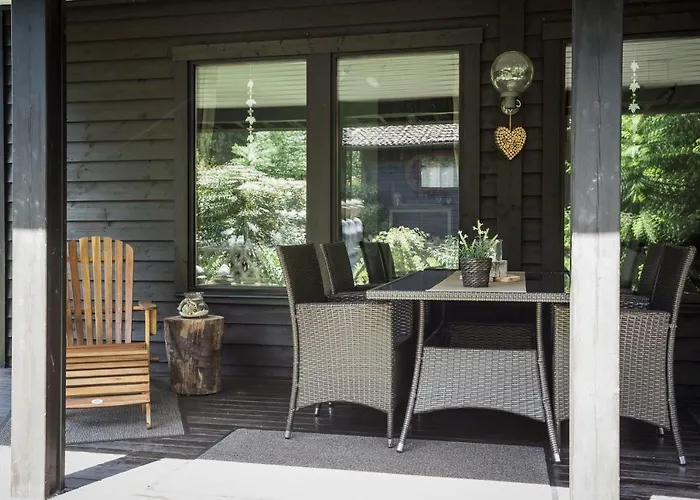 Huettenflair Am Mit Kamin Nyaraló *